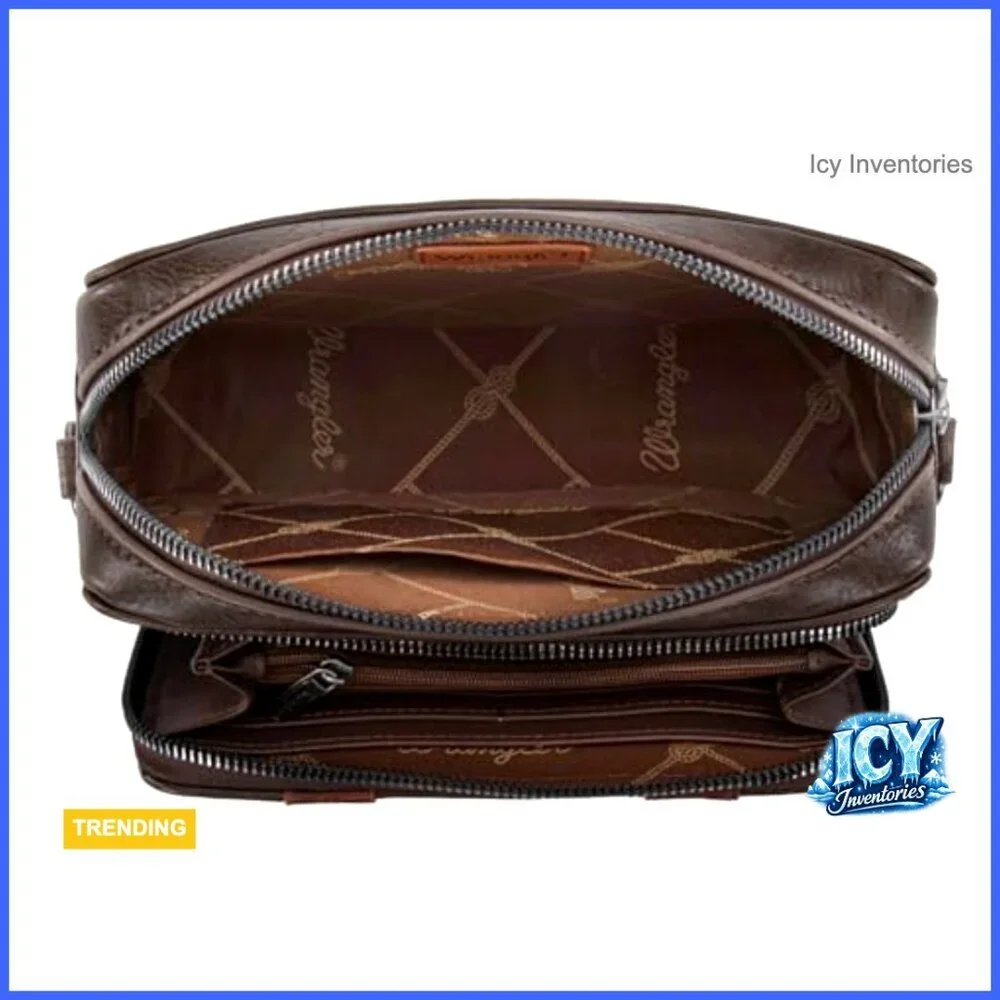 Small Crossbody Bag with Adjustable Strap Multi Pocket Purse